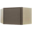 Fabuwood Echo Mocha WDC2415 Wall Corner Diagonal Cabinet, Front View