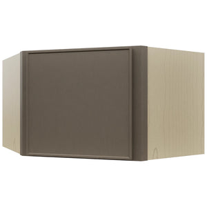 Fabuwood Echo Mocha WDC2415 Wall Corner Diagonal Cabinet, Front View