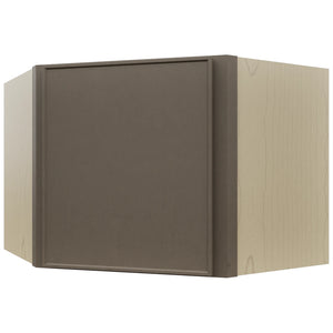 Fabuwood Echo Mocha WDC2418 Wall Corner Diagonal Cabinet, Front View