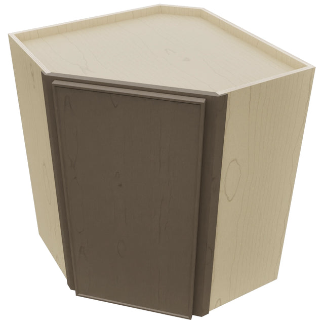 Fabuwood Echo Mocha WDC2430 Wall Corner Diagonal Cabinet, Top View