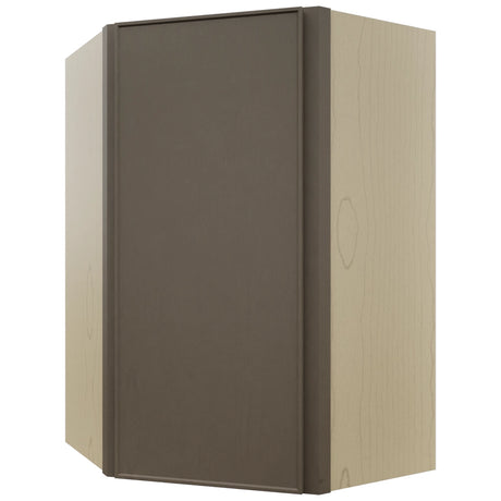 Fabuwood Echo Mocha WDC2436 Wall Corner Diagonal Cabinet, Front View