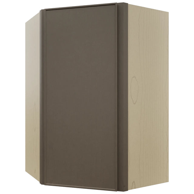 Fabuwood Echo Mocha WDC2436 Wall Corner Diagonal Cabinet, Front View