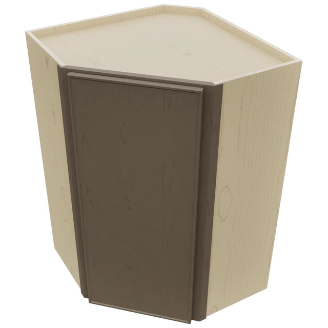 Fabuwood Echo Mocha WDC2436 Wall Corner Diagonal Cabinet, Top View
