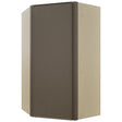 Fabuwood Echo Mocha WDC2442 Wall Corner Diagonal Cabinet, Front View