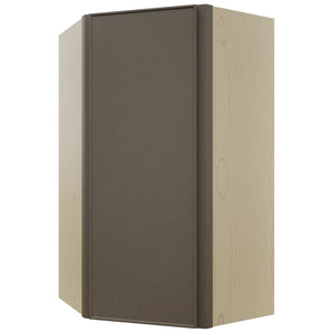 Fabuwood Echo Mocha WDC2442 Wall Corner Diagonal Cabinet, Front View