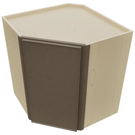 Fabuwood Echo Mocha WDC2730 Wall Corner Diagonal Cabinet, Top View