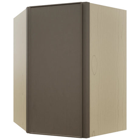 Fabuwood Echo Mocha WDC2736 Wall Corner Diagonal Cabinet, Front View