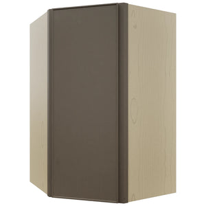 Fabuwood Echo Mocha WDC2742 Wall Corner Diagonal Cabinet, Front View