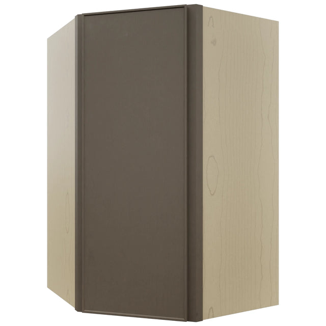 Fabuwood Echo Mocha WDC2742 Wall Corner Diagonal Cabinet, Front View