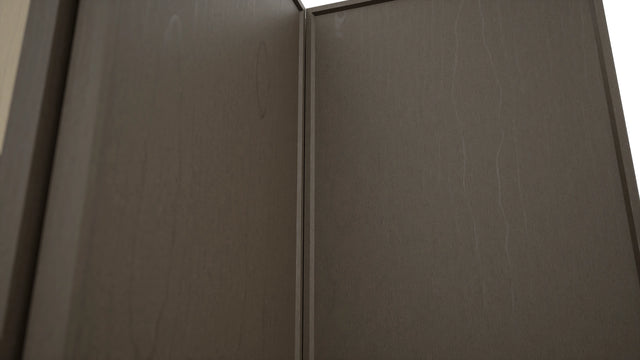 Fabuwood Echo Mocha WPC2415 Wall Corner Pie Cabinet, Detail View