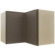 Fabuwood Echo Mocha WPC2418 Wall Corner Pie Cabinet, Front View