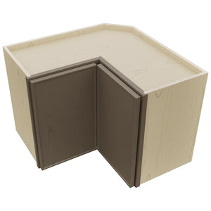 Fabuwood Echo Mocha WPC2418 Wall Corner Pie Cabinet, Top View