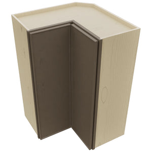 Fabuwood Echo Mocha WPC2436 Wall Corner Pie Cabinet, Top View