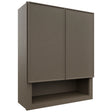 Fabuwood Echo Mocha WVS2430 Vanity Wall Storage, Front View