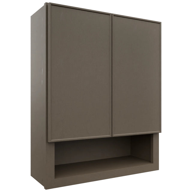 Fabuwood Echo Mocha WVS2430 Vanity Wall Storage, Front View