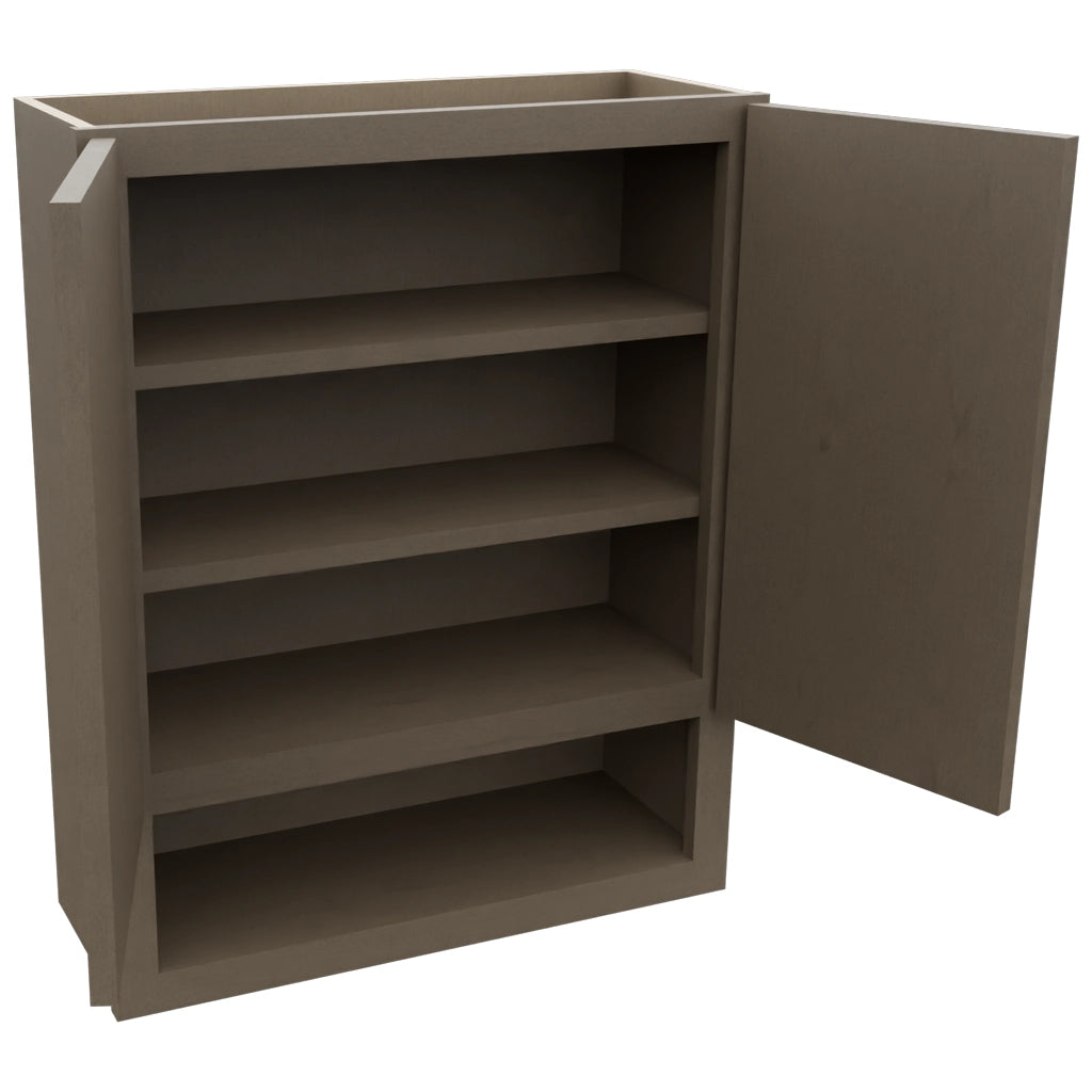 Fabuwood Echo Mocha WVS2430 Vanity Wall Storage, Open View