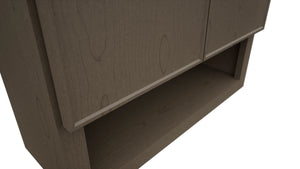 Fabuwood Echo Mocha WVS2430 Vanity Wall Storage, Detail View