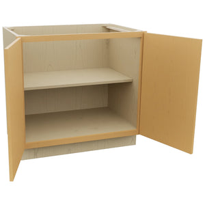 Fabuwood Echo Timber B36FD Base Full Door Cabinet, Open View
