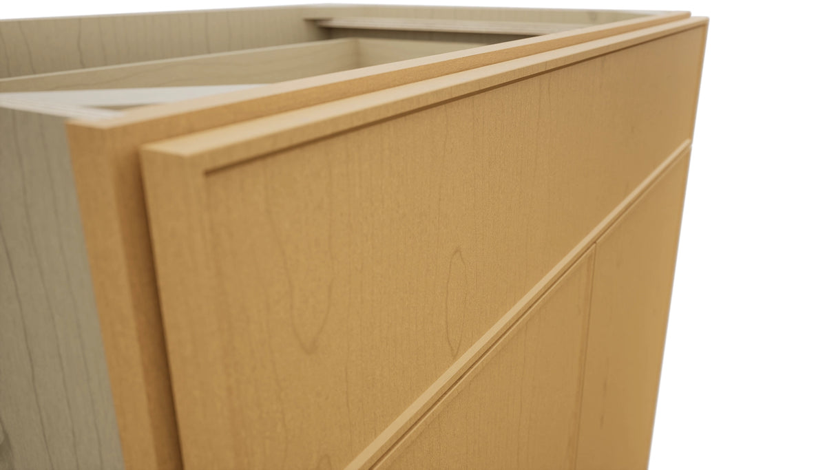Fabuwood Echo Timber B36SDF Base Standard Cabinet, Detail View