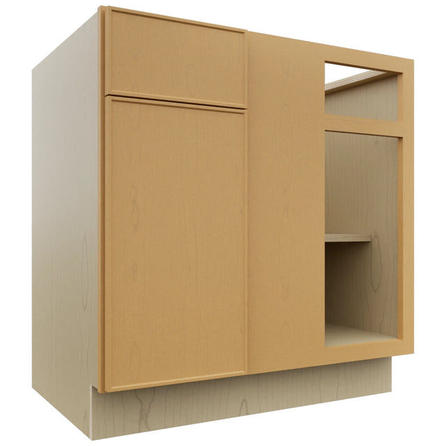 Fabuwood Echo Timber BLB39/42 Base Corner Blind Cabinet, Front View