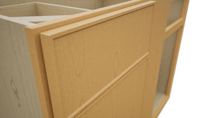 Fabuwood Echo Timber BLB42/45 Base Corner Blind Cabinet, Detail View