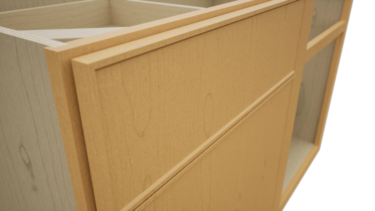 Fabuwood Echo Timber BLB48/51 Base Corner Blind Cabinet, Detail View