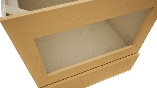 Fabuwood Echo Timber BMC30 Base Microwave Cabinet, Detail View