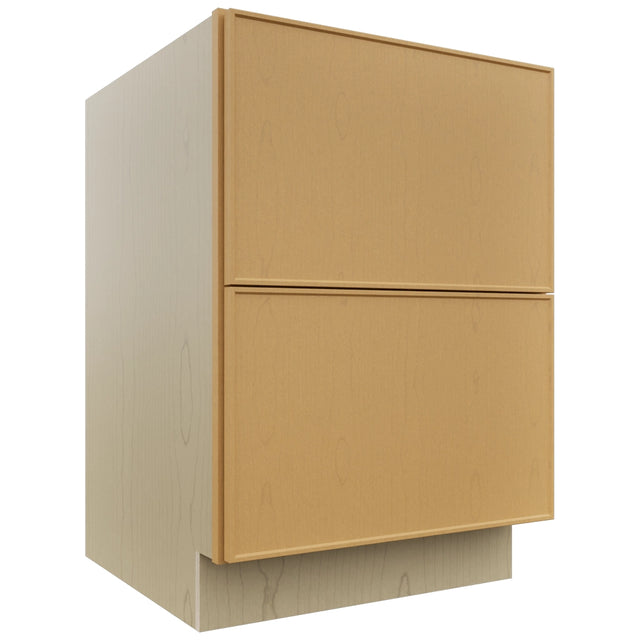 Fabuwood Echo Timber DB24-2 Base 2 Drawers Cabinet, Front View