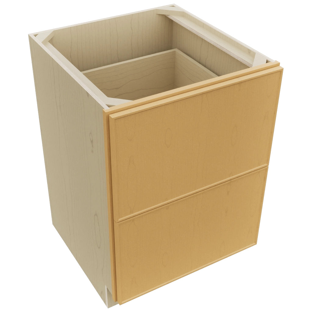 Fabuwood Echo Timber DB24-2 Base 2 Drawers Cabinet, Top View