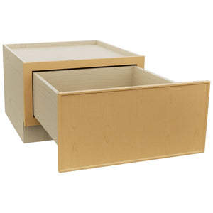 Fabuwood Echo Timber DBS24 Base Bench Seat Cabinet, Open View