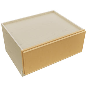 Fabuwood Echo Timber DBS30 Base Bench Seat Cabinet, Top View