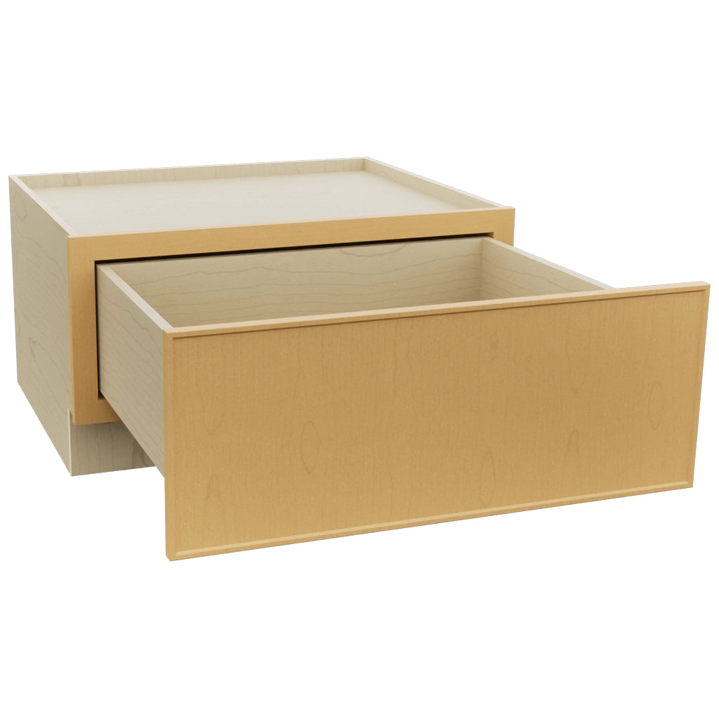 Fabuwood Echo Timber DBS30 Base Bench Seat Cabinet, Open View
