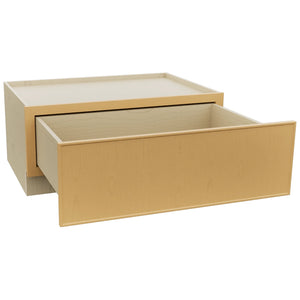 Fabuwood Echo Timber DBS36 Base Bench Seat Cabinet, Open View