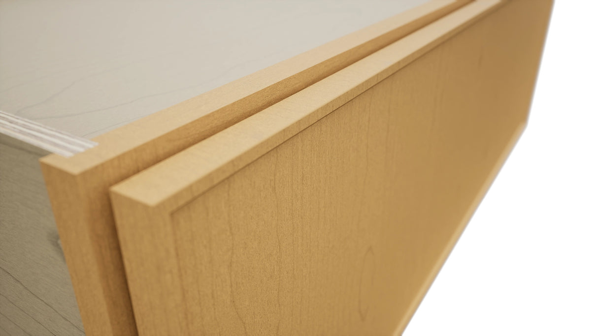 Fabuwood Echo Timber DBS36 Base Bench Seat Cabinet, Detail View