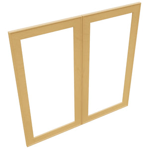 Fabuwood Echo Timber DS DFG3636 Wall Prepped Door, Top View