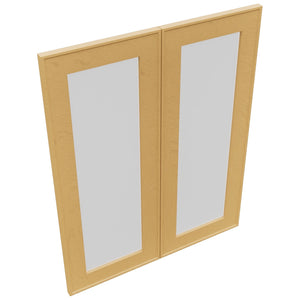 Fabuwood Echo Timber DS GDW2430 Wall Glass Door, Top View