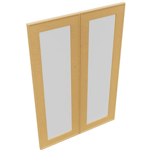Fabuwood Echo Timber DS GDW2436 Wall Glass Door, Top View