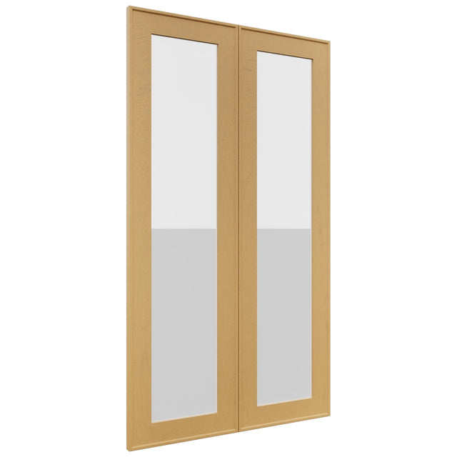 Fabuwood Echo Timber DS GDW2442 Wall Glass Door, Front View