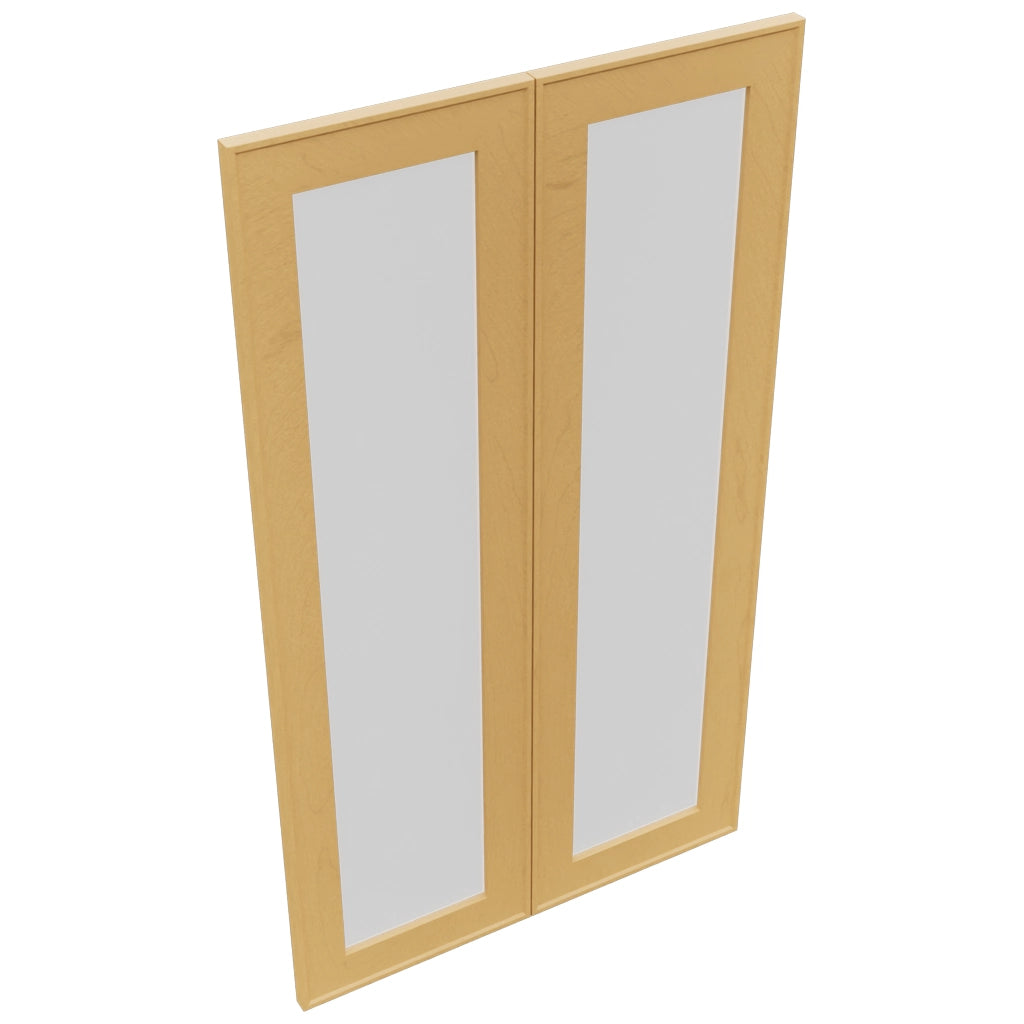 Fabuwood Echo Timber DS GDW2442 Wall Glass Door, Top View