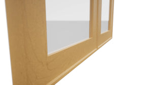 Fabuwood Echo Timber DS GDW3030 Wall Glass Door, Detail View