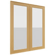 Fabuwood Echo Timber DS GDW3036 Wall Glass Door, Front View