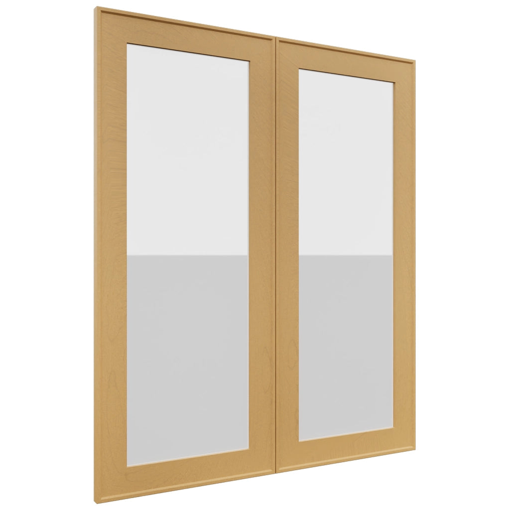 Fabuwood Echo Timber DS GDW3036 Wall Glass Door, Front View