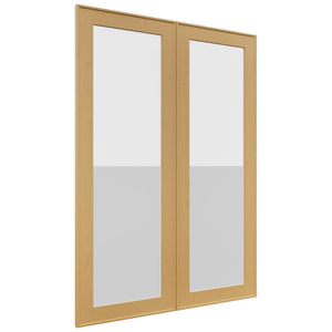Fabuwood Echo Timber DS GDW3042 Wall Glass Door, Front View