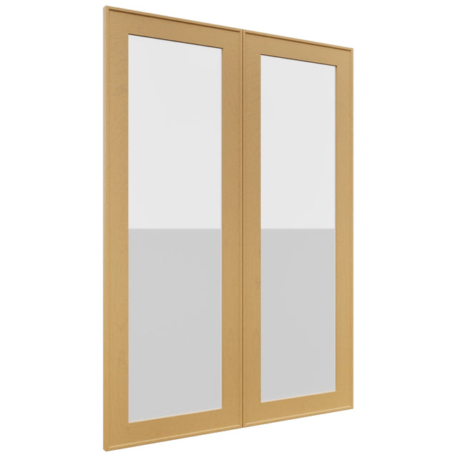 Fabuwood Echo Timber DS GDW3042 Wall Glass Door, Front View