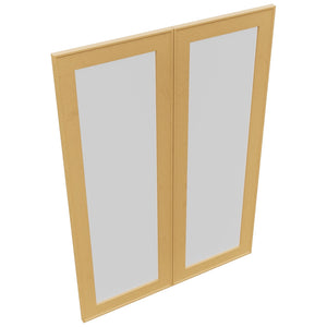 Fabuwood Echo Timber DS GDW3042 Wall Glass Door, Top View