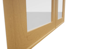 Fabuwood Echo Timber DS GDW3042 Wall Glass Door, Detail View