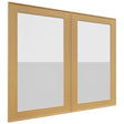 Fabuwood Echo Timber DS GDW3630 Wall Glass Door, Front View