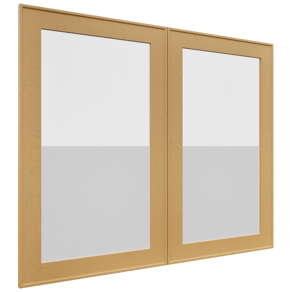 Fabuwood Echo Timber DS GDW3630 Wall Glass Door, Front View