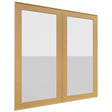 Fabuwood Echo Timber DS GDW3636 Wall Glass Door, Front View