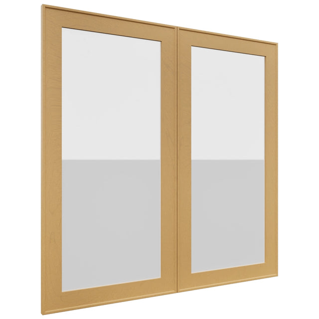 Fabuwood Echo Timber DS GDW3636 Wall Glass Door, Front View